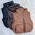 Faux Leather Puffer Vest - Live Fabulously