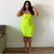 Lined Fitted Tube Dress - Live Fabulously